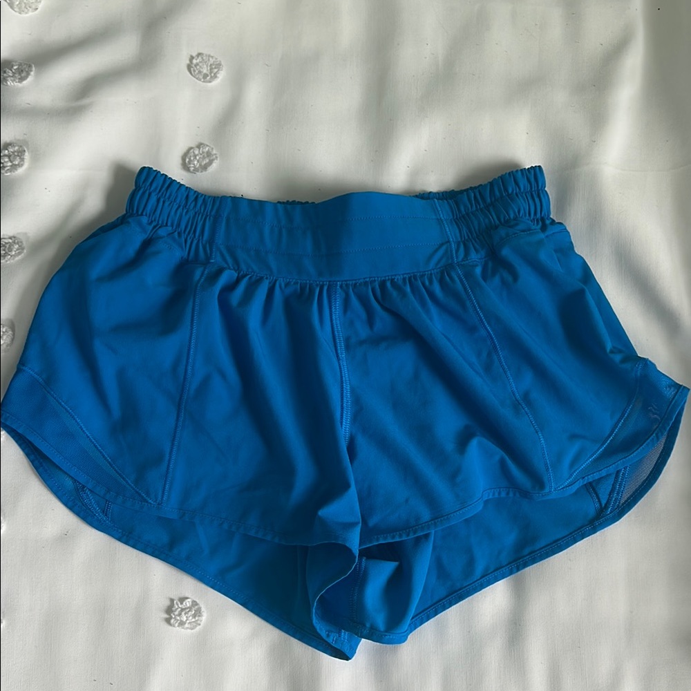 Lululemon Hotty Hot Shorts - 2.5 in, poolside blue